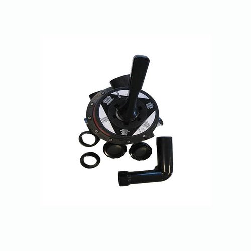 Astral-geschroefd terugspoelventiel met koppelingen  Astral-geschroefd terugspoelventiel met koppelingen