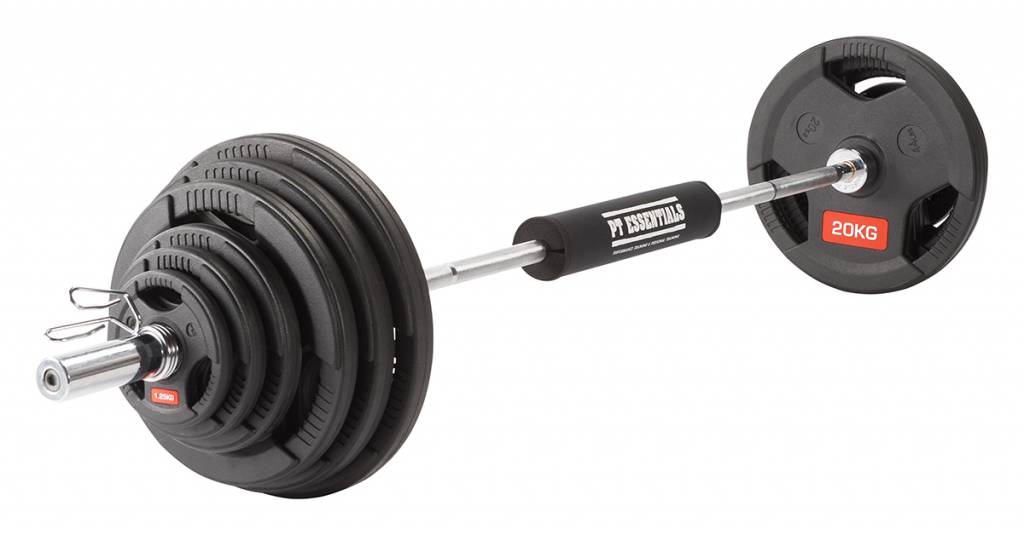 PTessentials POWERLIFTER Olympische halterset afbeelding