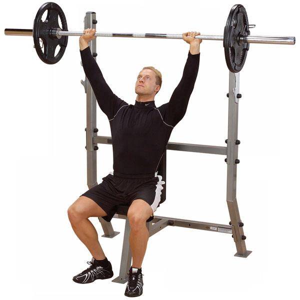 Proclubline Spb368G Shoulder Press Olympic Bench proclubline kopen in de aanbieding