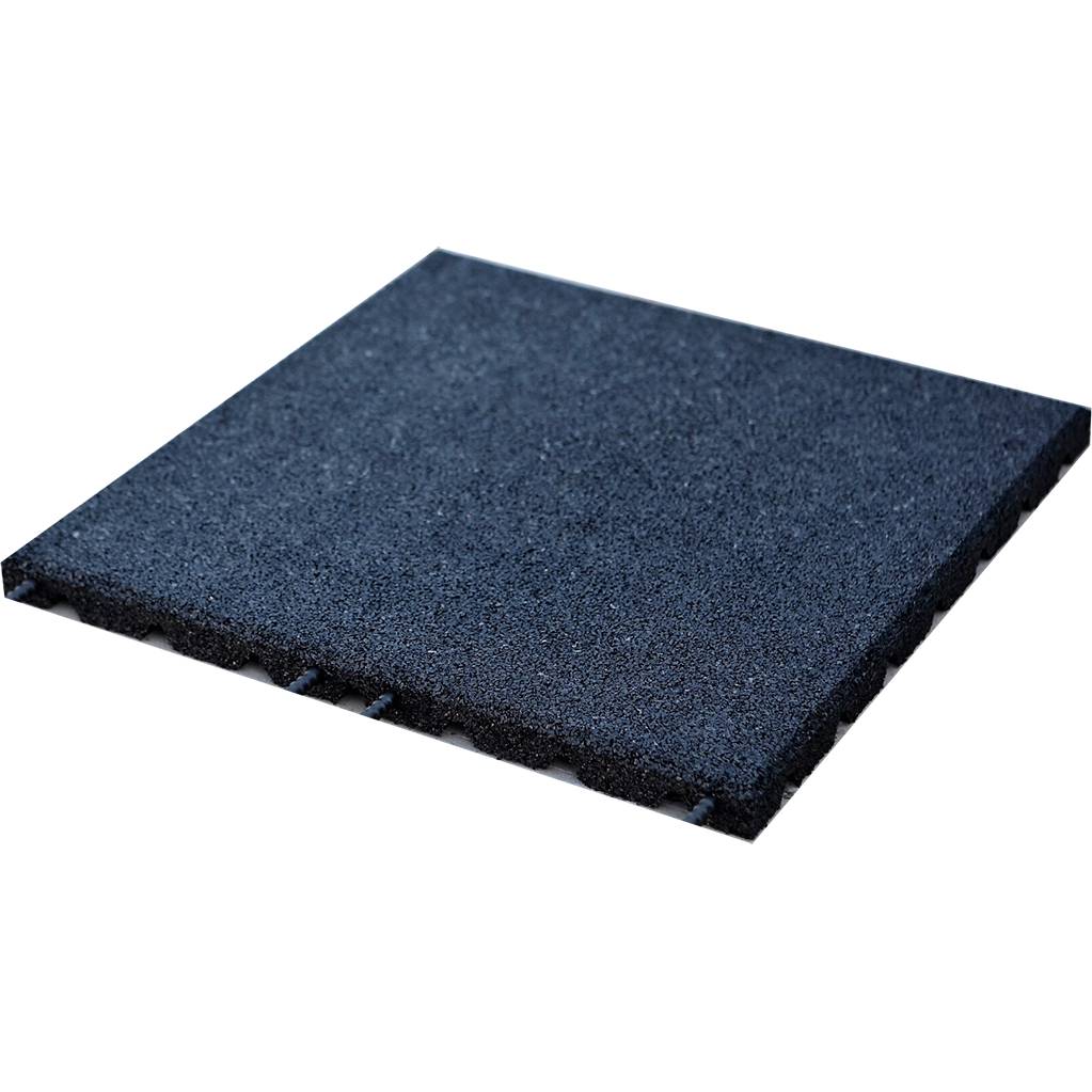 PTessentials Rubberen Vloerdelen 50 x 50 Zwart | Fitness en Crossfit afbeelding