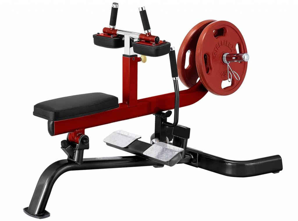 Steelflex Plate Loaded Seated Calf Raise Machine afbeelding