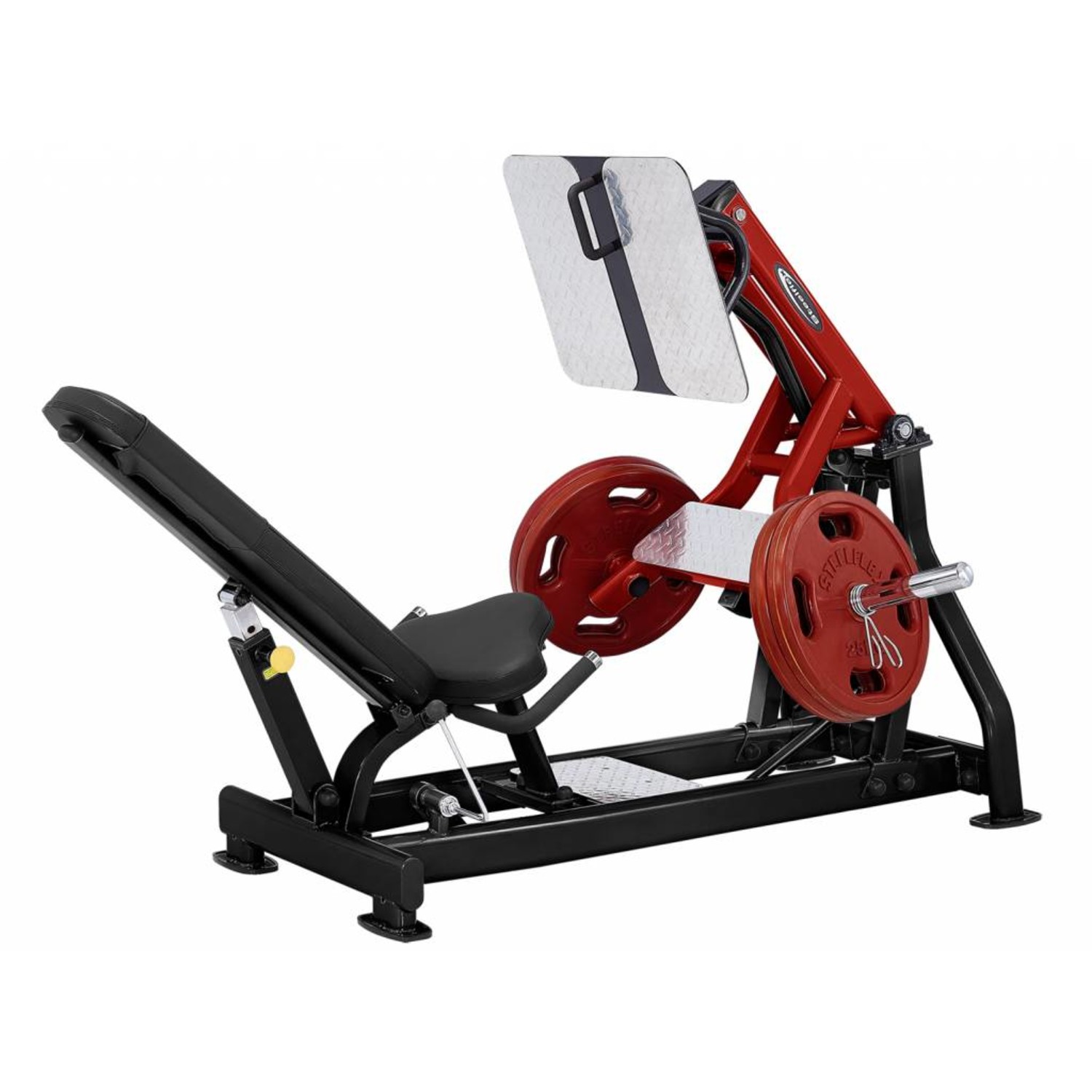 Voorschrijven etiket Vermenigvuldiging Steelflex Plate Loaded Seated Leg Press Machine - Fitnesskoerier.nl
