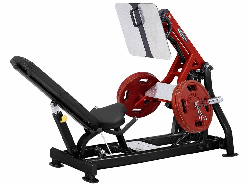 Steelflex Plate Loaded Seated Leg Press Machine afbeelding