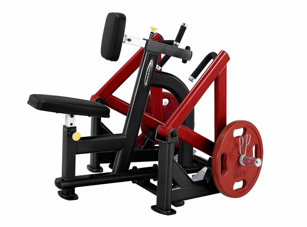 Steelflex Plate Loaded Seated Row Machine afbeelding