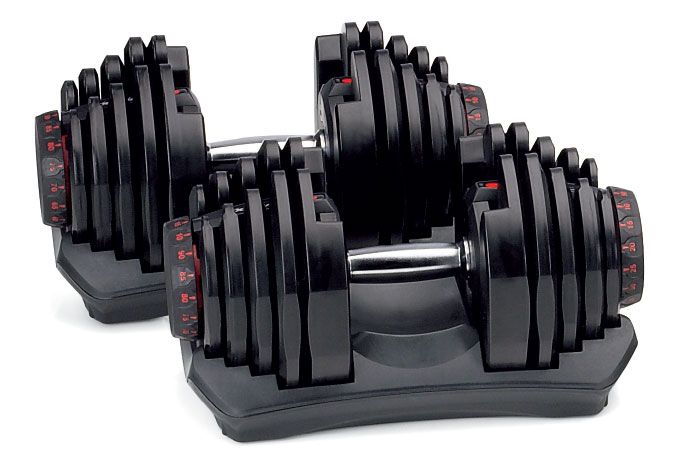 Bowflex SelectTech 1090i verstelbare dumbbells Fitnesskoerier