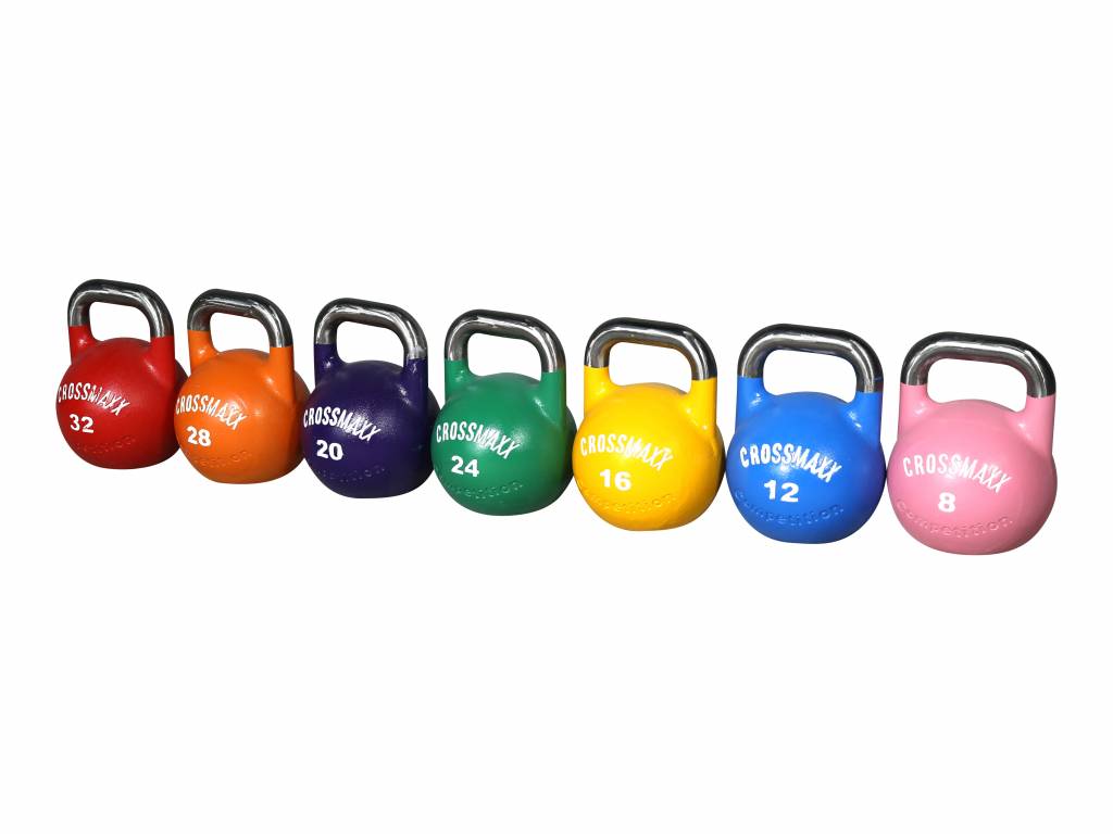 Crossmaxx LMX 88 Competition Kettlebell Studioset 8 t/m 48 kg afbeelding