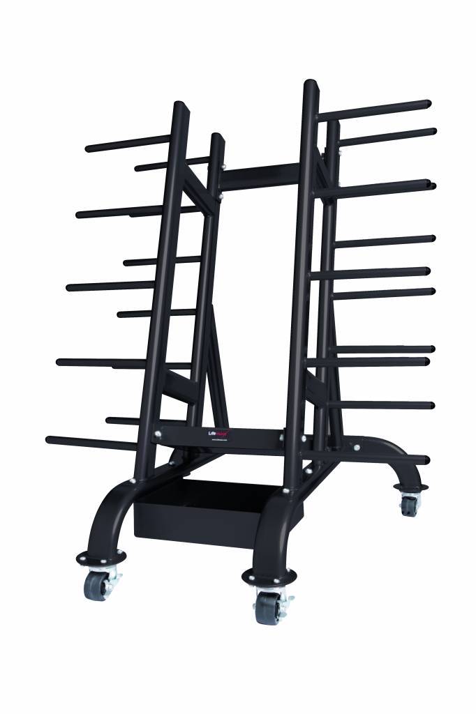 Lifemaxx LMX 1143 Body Pump Rack verrijdbaar