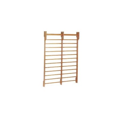 Toorx Dual Wallbar - Dubbele wandrek 180 x 250 - 14 treden - beukenhout
