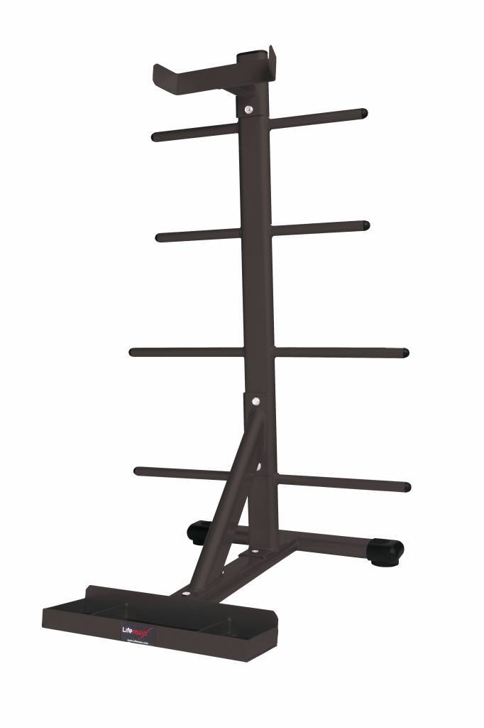 Lifemaxx LMX 1144 opbergsysteem voor pumpdiscs en bars afbeelding
