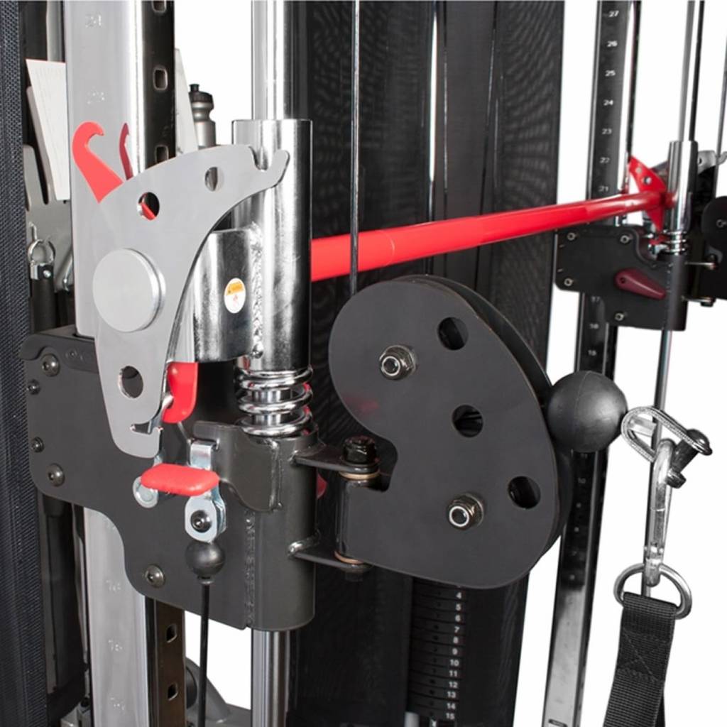 Inspire aluminium lat bar Inspire FT2 Functional Trainer Black met gratis Bench - Fitnesskoerier.nl