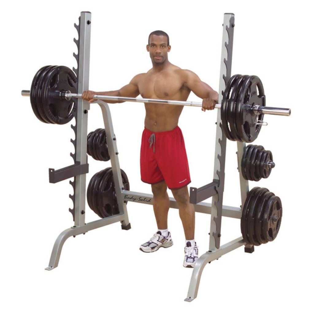 Body-Solid GPR370 Multi Press Rack - Squatrack afbeelding