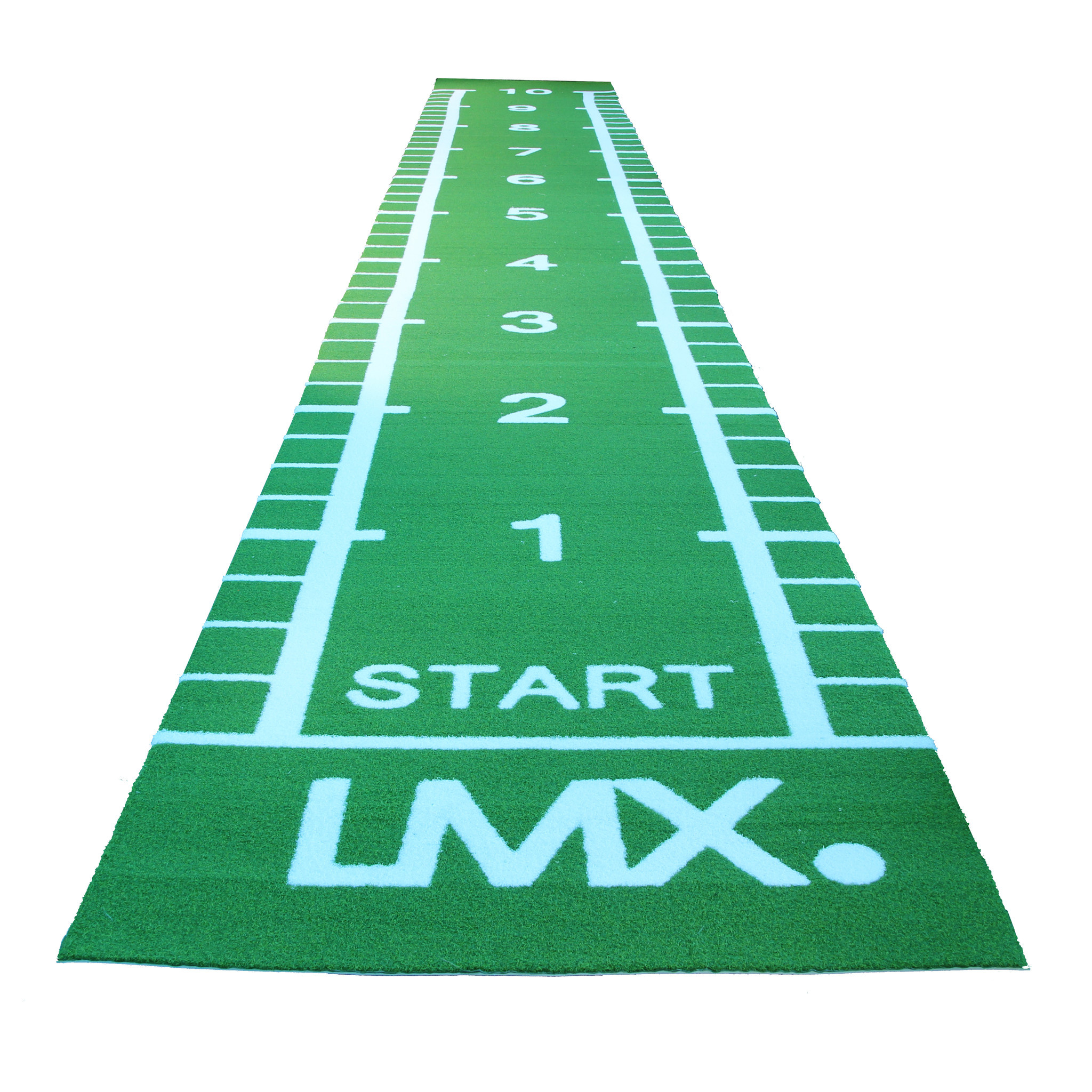 Lifemaxx Sprinttrack Groen met belijning diverse afmetingen