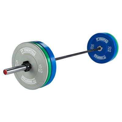 PTessentials CROSSFIT PRO Coloured Bumperplate Halterset