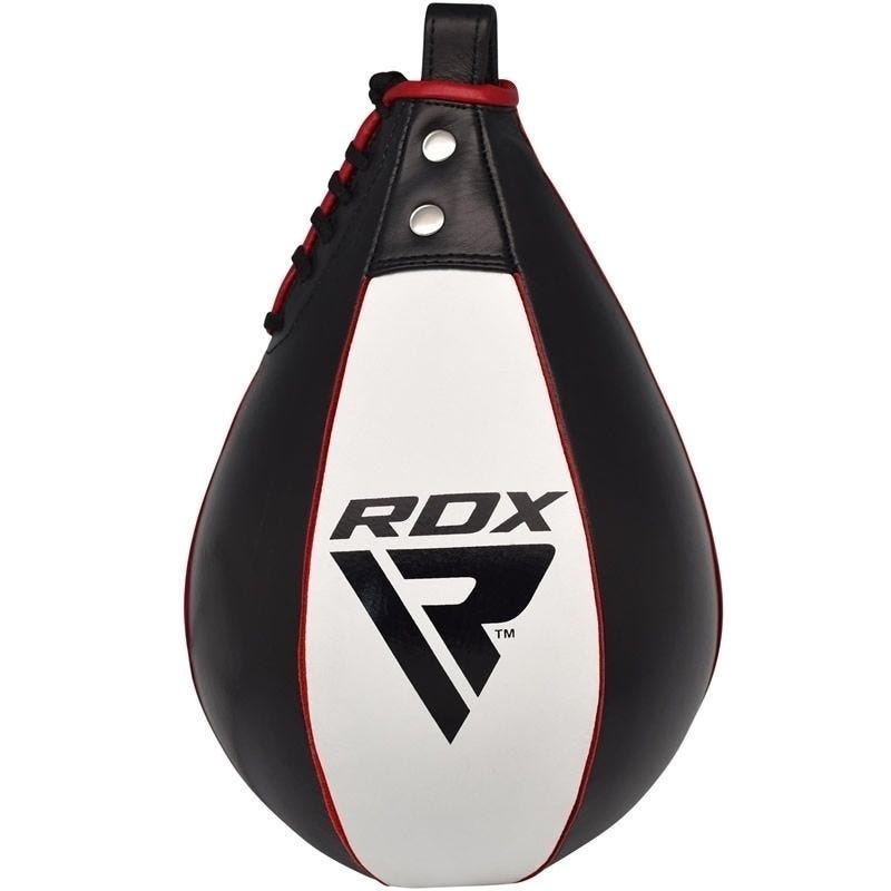 RDX Sports O1 Pro Boxing Lederen Speedbal Zwart