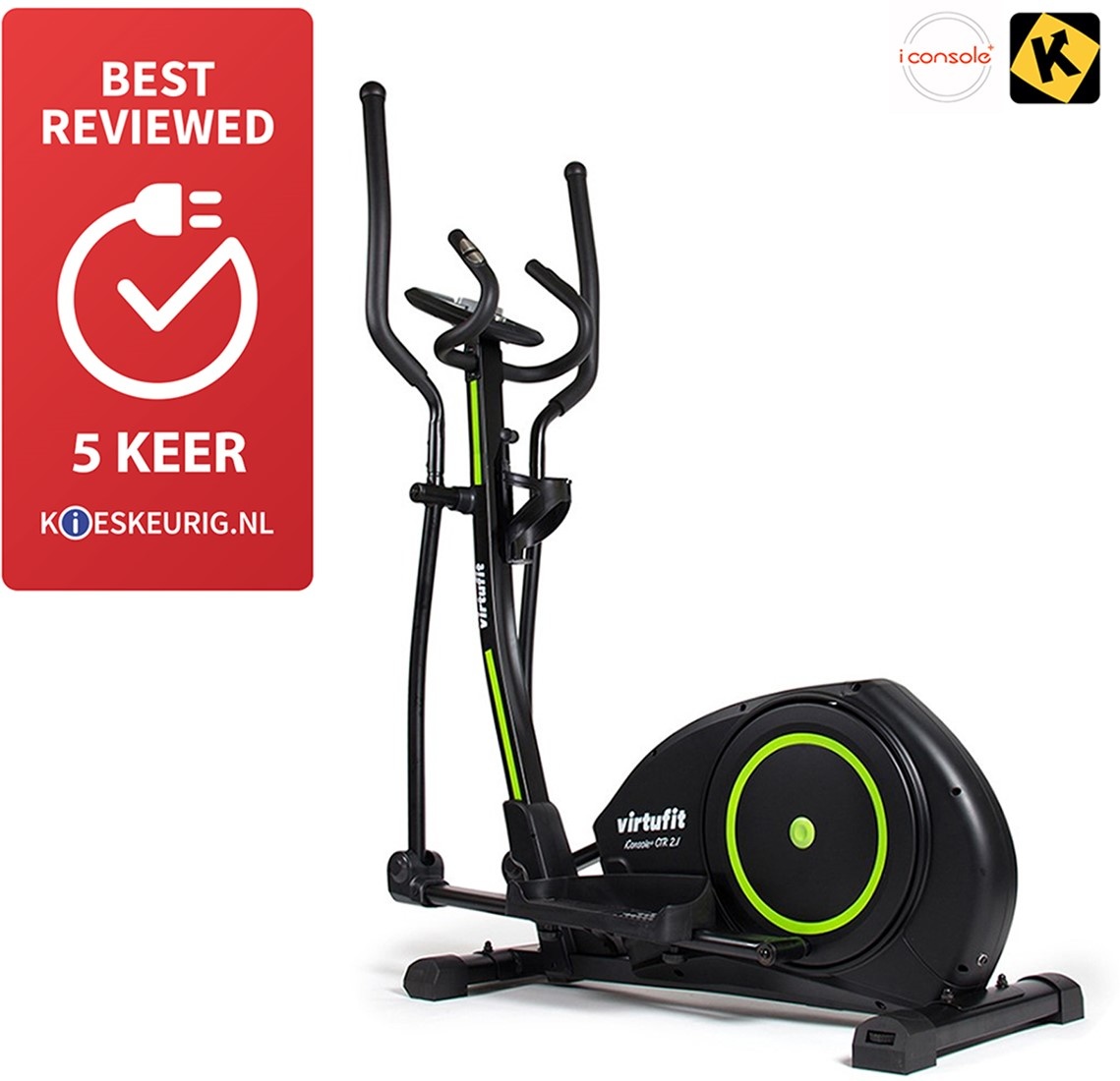 Fitnesskoerier VirtuFit CTR 2.1 Crosstrainer met i.Console - Ergometer aanbieding