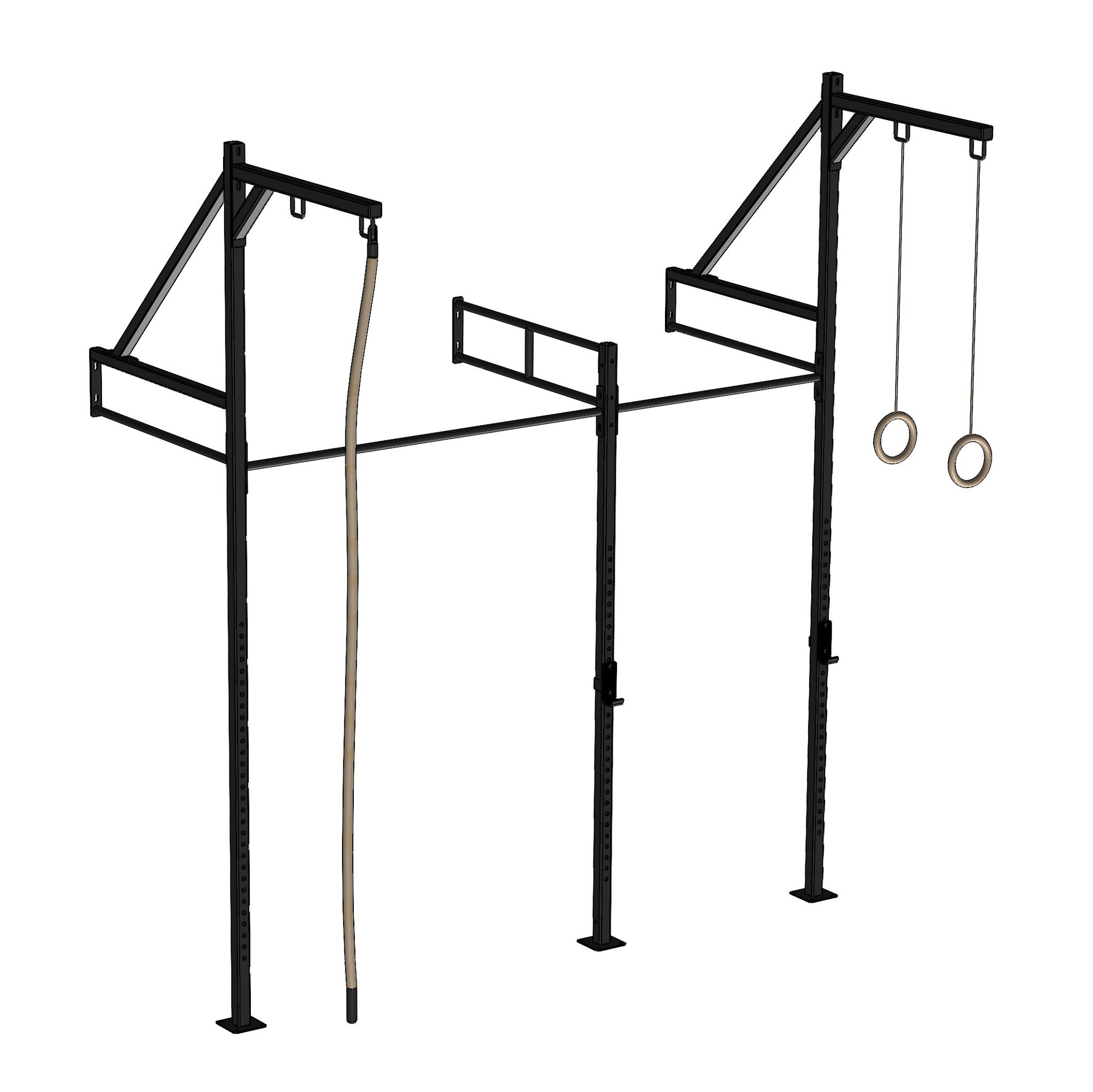 PTessentials Wall Mount Crossfit Rig V24 afbeelding