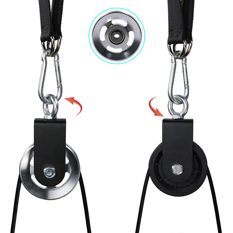 PT Essentials Portable Pulley System DIY Cable Pulley Fitnesskoerier.nl