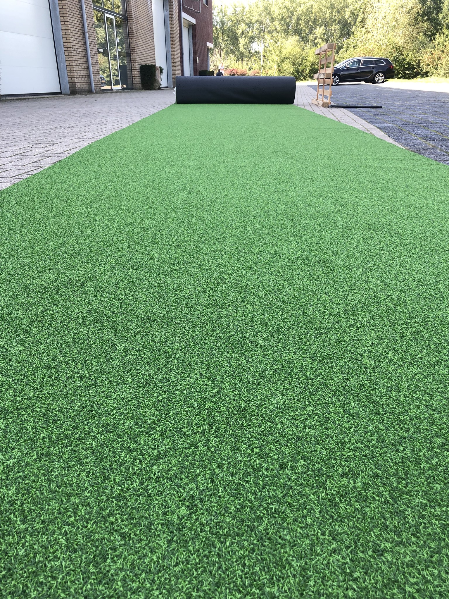 PTessentials Kunstgras Sprinttrack Multiplay Groen Single Colour 4 x 25 meter