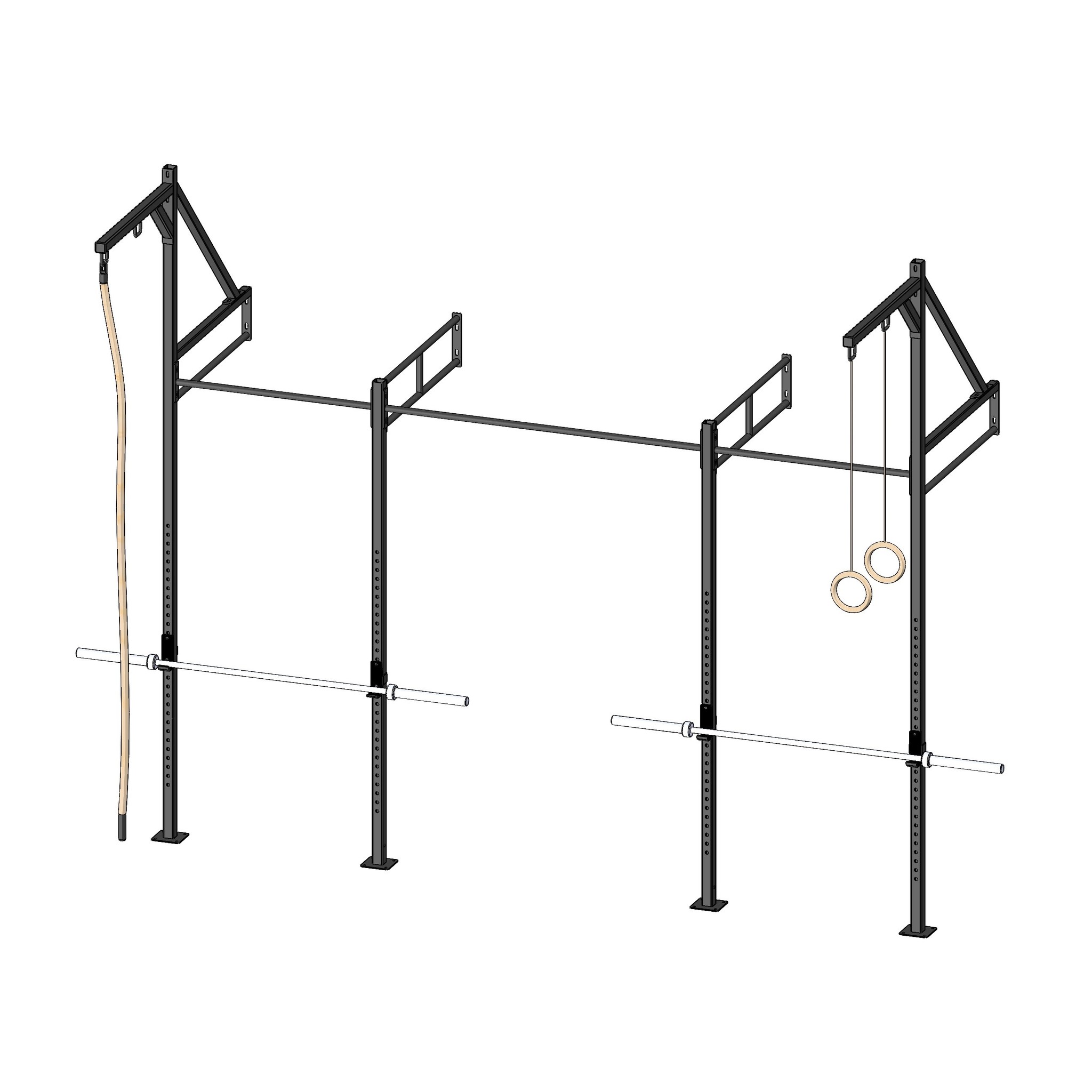 PTessentials Wall Mount Crossfit Rig V13-2 afbeelding