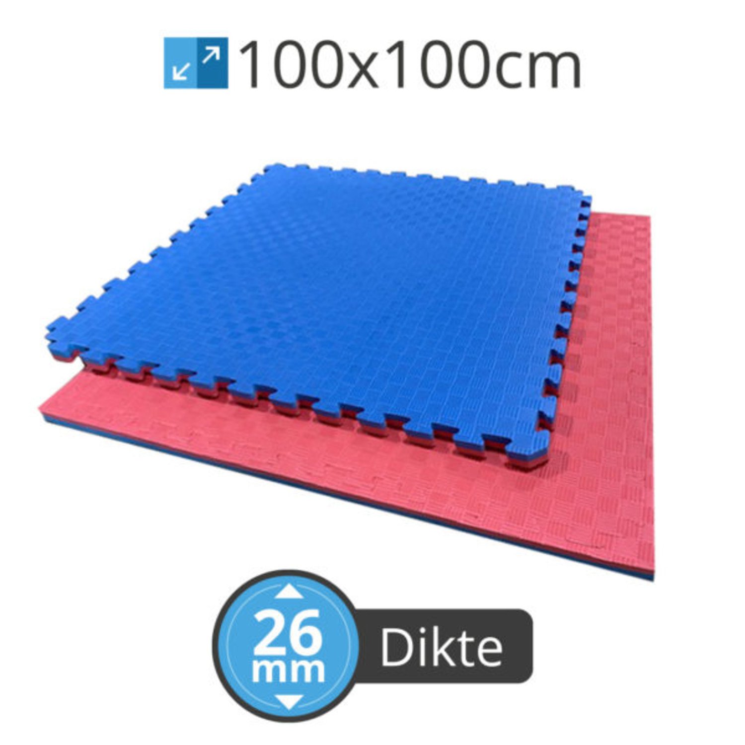 PT Essentials Tatami matten 100x100x2,6 cm - Palletprijs 