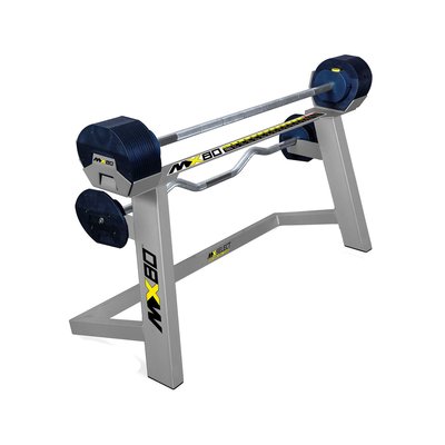 MX Select MX-80 Barbbel inclusief standaard - verstelbare straight en curlbar