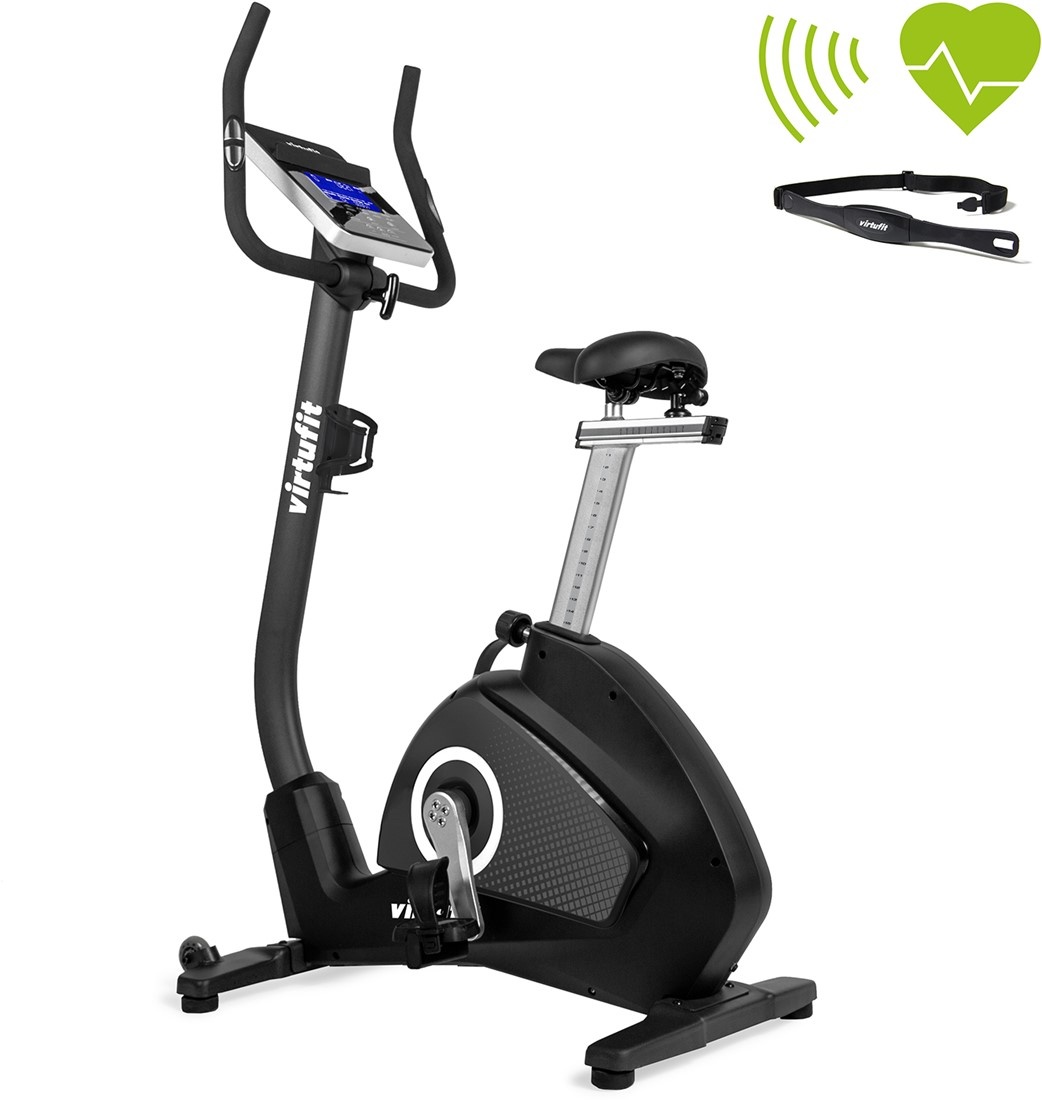 Hometrainer - VirtuFit HTR 3.0i Ergometer - 37 programma's - Virtueel fietsen - LCD display