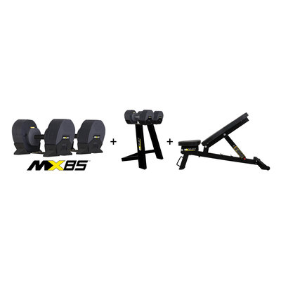 MX Select MX85 verstelbare dumbbells COMBODEAL