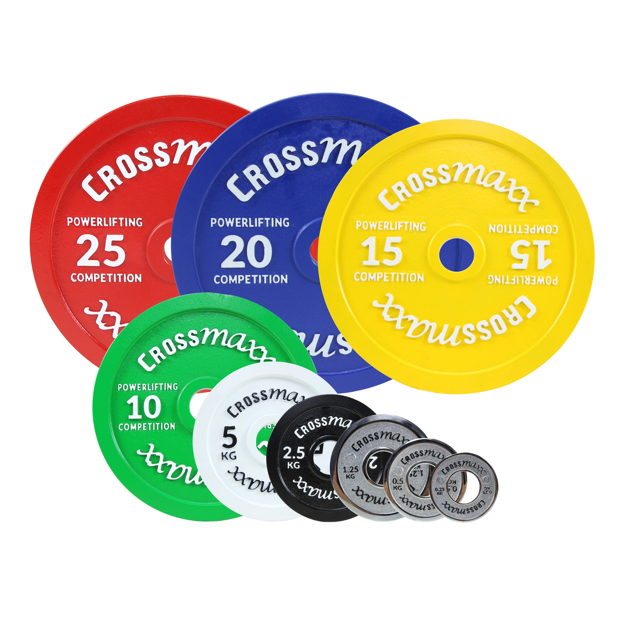 Crossmaxx LMX 99 gekalibreerde Competition Powerlifting Plates 50mm afbeelding