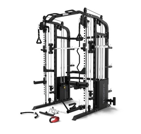 Toorx Professional 3-in-1 Multifunctional Smith Machine - Power Rack ASX-4000 Full Option