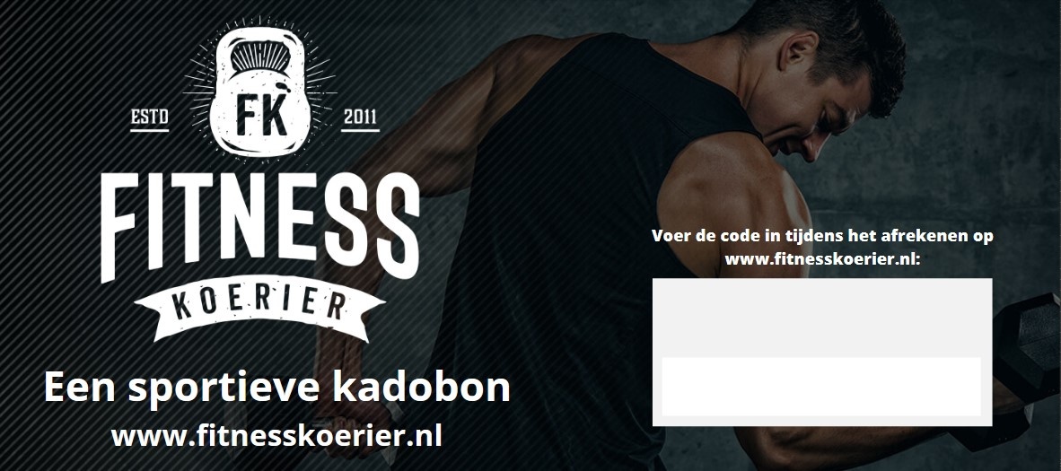 Fitnesskoerier Kadobon - Geef een Voucher kado - Direct Printbaar afbeelding