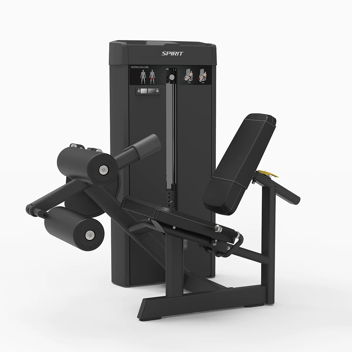 Spirit Strength Selectorized Seated Leg Curl Machine - gratis montage afbeelding