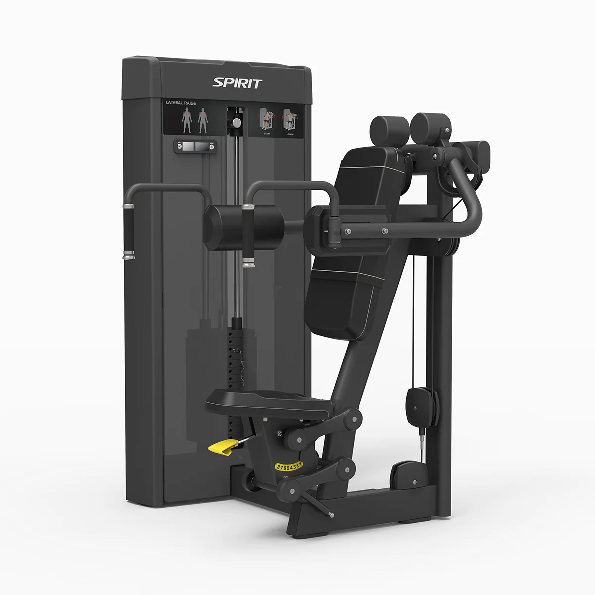 Spirit Strength Selectorized Lateral Raise Machine - gratis montage afbeelding