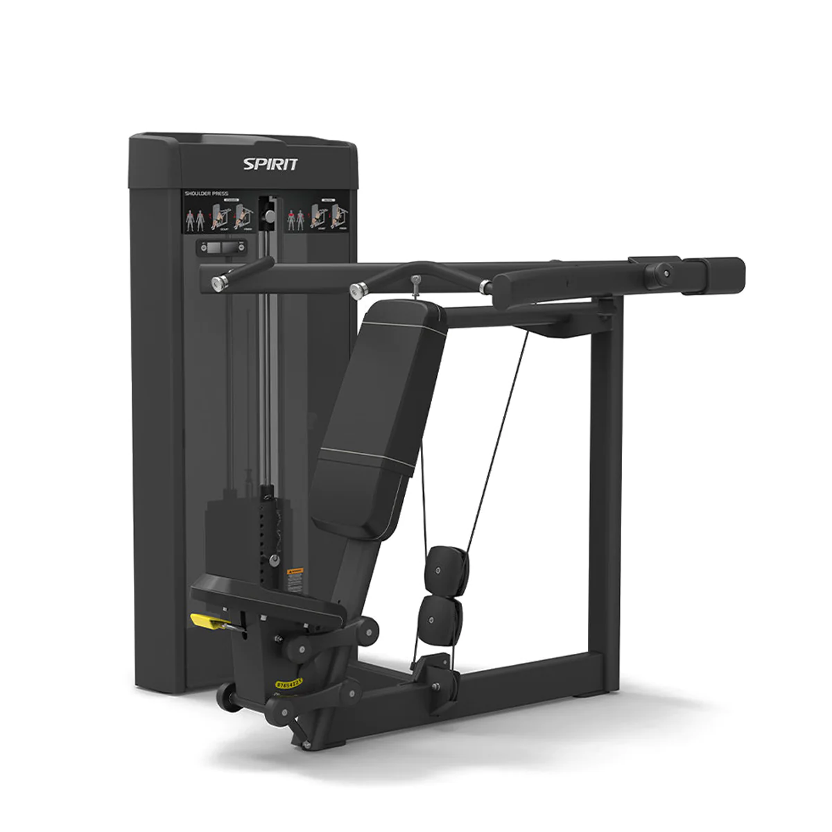Spirit Strength Selectorized Shoulder Press Machine - gratis montage afbeelding