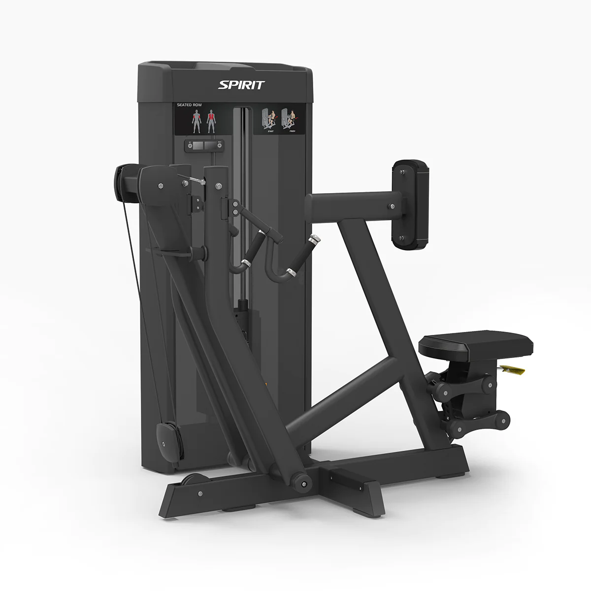 Spirit Strength Selectorized Seated Row Machine - gratis montage afbeelding
