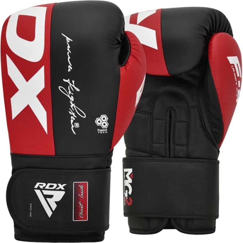 RDX Sports F4 Bokshandschoenen Sparring Zwart-Rood