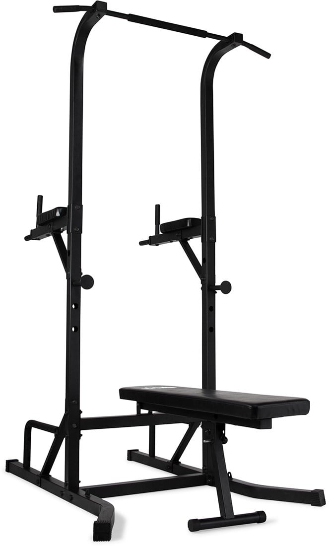 VirtuFit Power Tower Deluxe met Fitnessbank