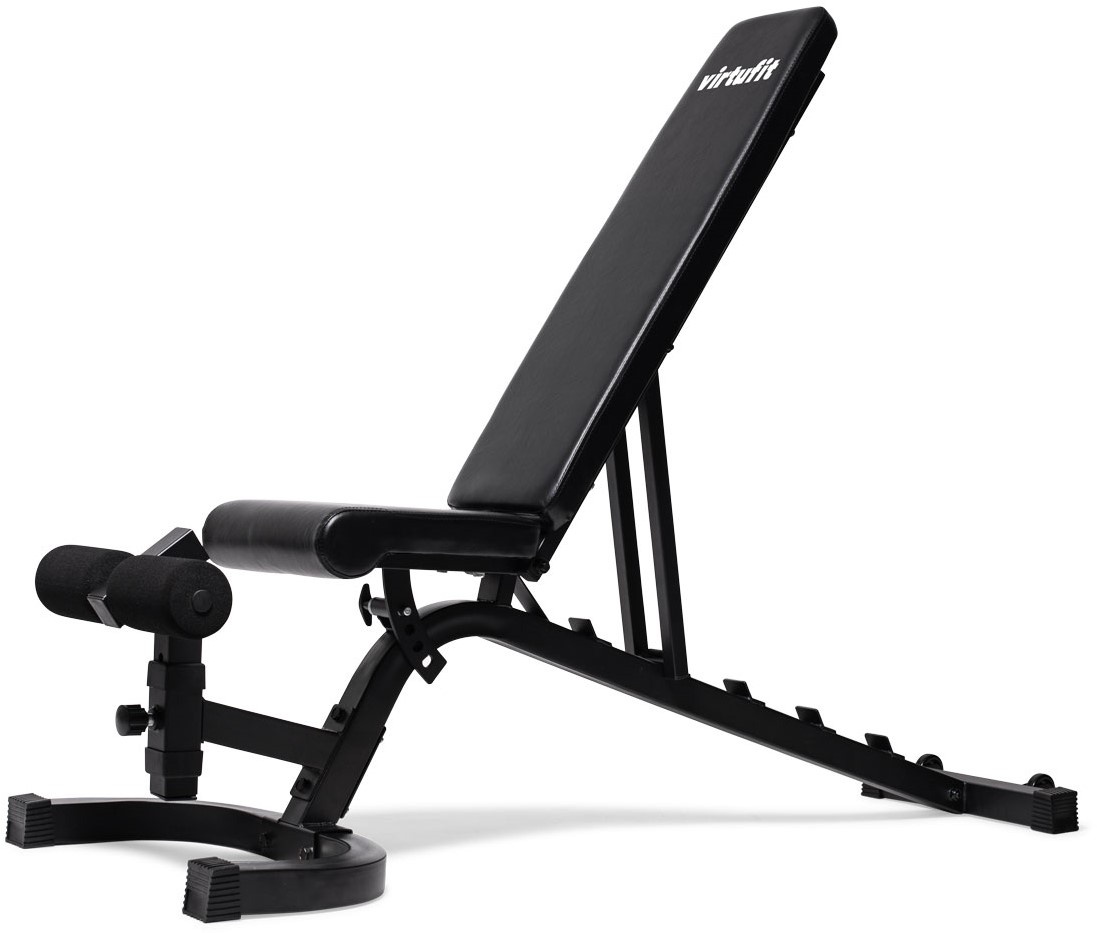 VirtuFit Verstelbare Fitnessbank Pro - Zwart afbeelding