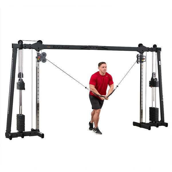 Body-Solid GDCC250 Black Deluxe Cable-Crossover afbeelding