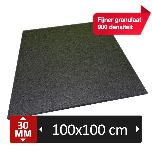 PTessentials Fit Flex In- and Outdoor rubberen tegel 100x100x3