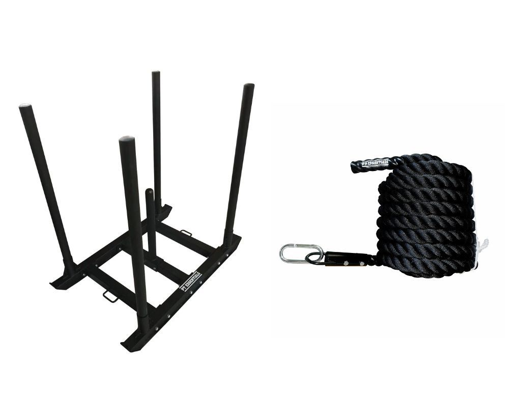 PTessentials Power Sled Combo - Powersled inclusief Sled Pull Rope afbeelding
