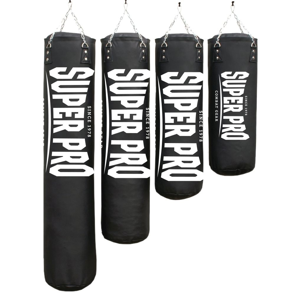 Super Pro Combat Gear Luxury Vertical Logo PU Bokszak afbeelding