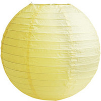 Lampion geel diameter 50 cm