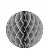 Perfect Decorations Papieren honeycombs grijs 20 cm (2 stuks)