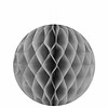 Perfect Decorations Papieren honeycombs grijs 20 cm (2 stuks)