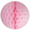 Perfect Decorations Papieren honeycomb roze 30 cm (2 stuks)
