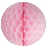 thumb-Papieren honeycomb roze 30 cm (2 stuks)-1