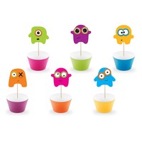 thumb-Kit deco cupcake Monsters (6 pcs)-1