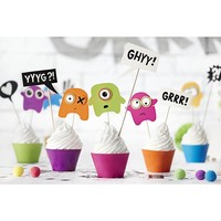 thumb-Kit deco cupcake Monsters (6 pcs)-5