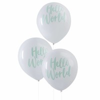 thumb-Ballonen Hello World (10 stuks)-1