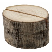 thumb-Kaarthouder boomstam hout (2 stuks)-1